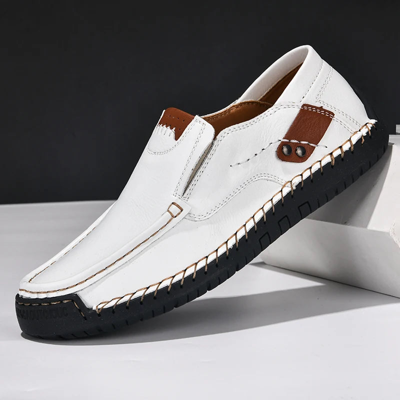 Hudson Handmade Leather Loafers