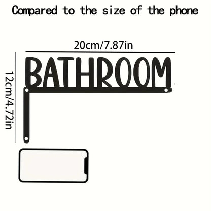 Bathroom Metal Wall Decor