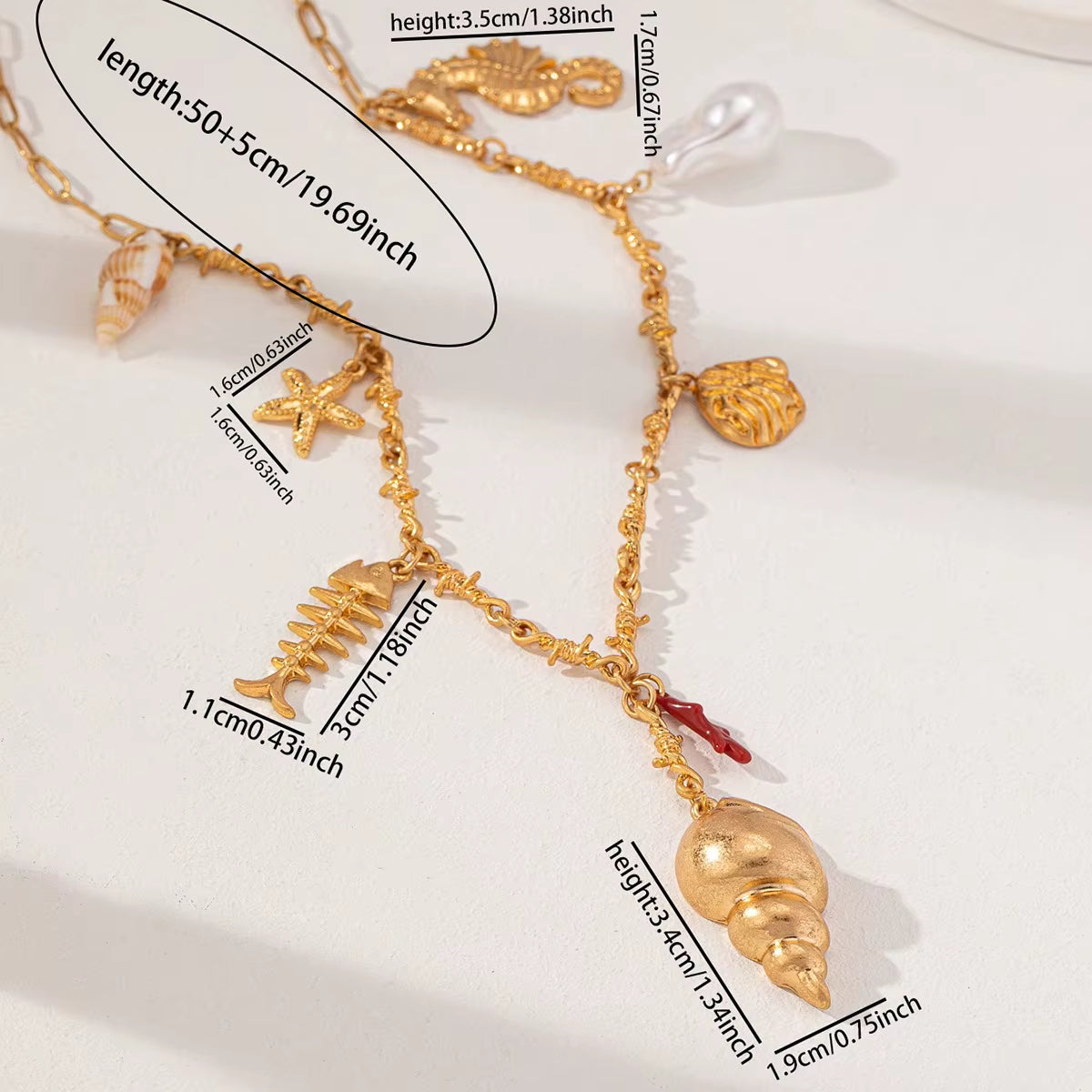 Mimi Seashell  Necklace