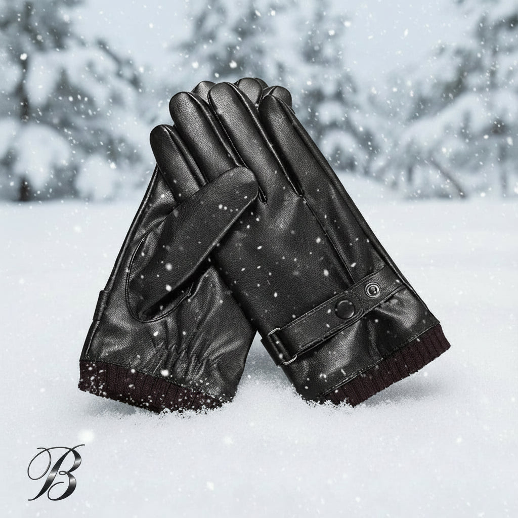 Benito Black Gloves