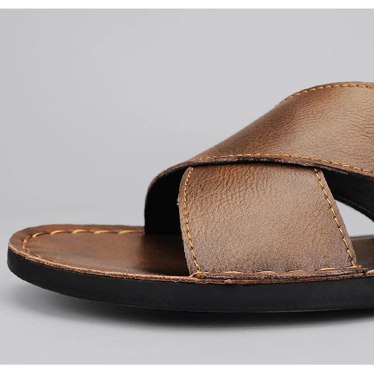 Livorno Leather Sandals