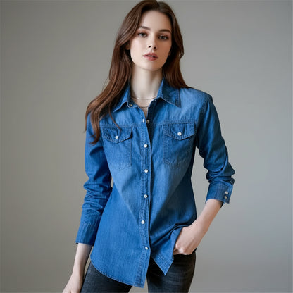 Darleen Denim Blouse