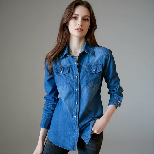 Darleen Denim Blouse