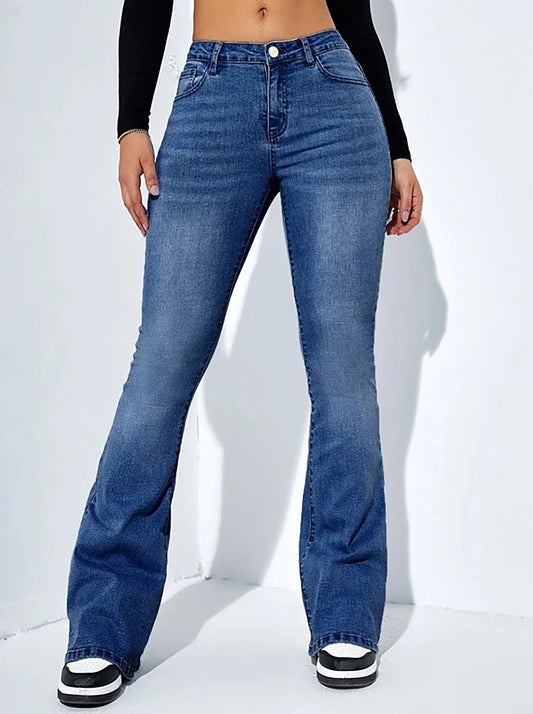 Heather Flared Jeans