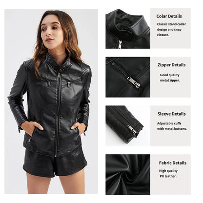 Alisha Anton Slim Leather Jacket