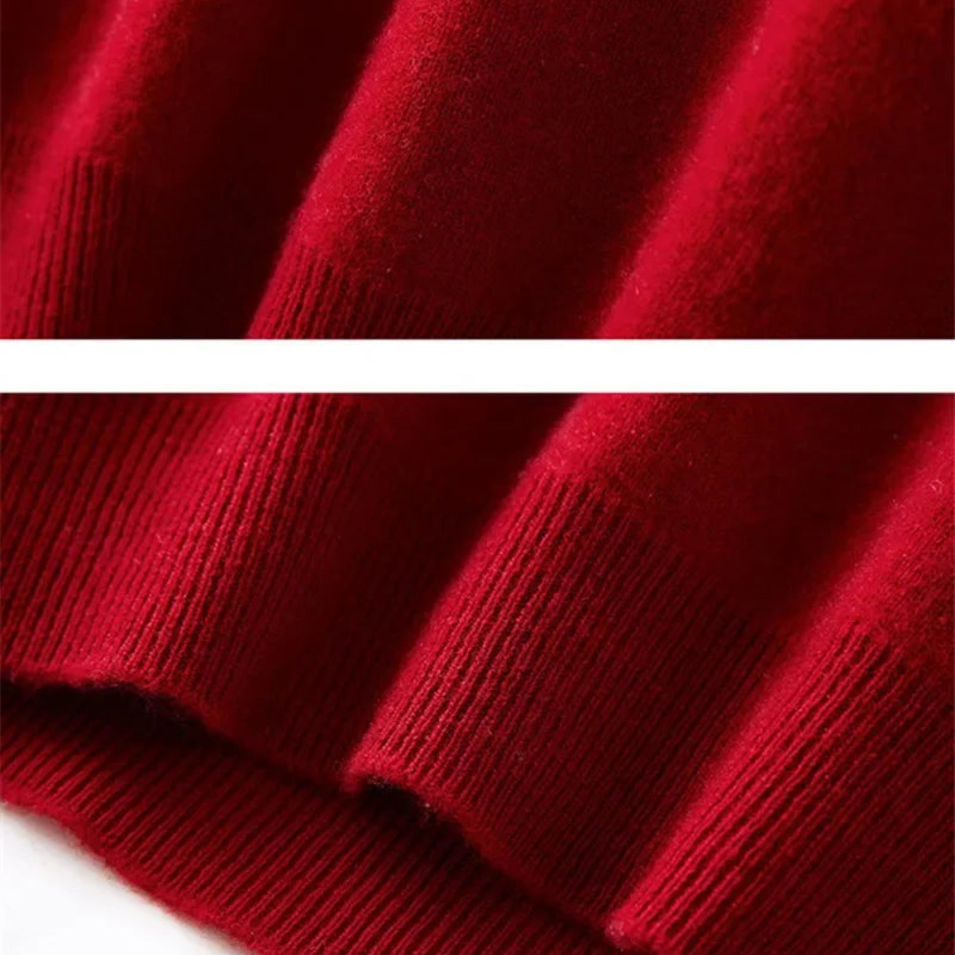 Close-up of red fabric texture