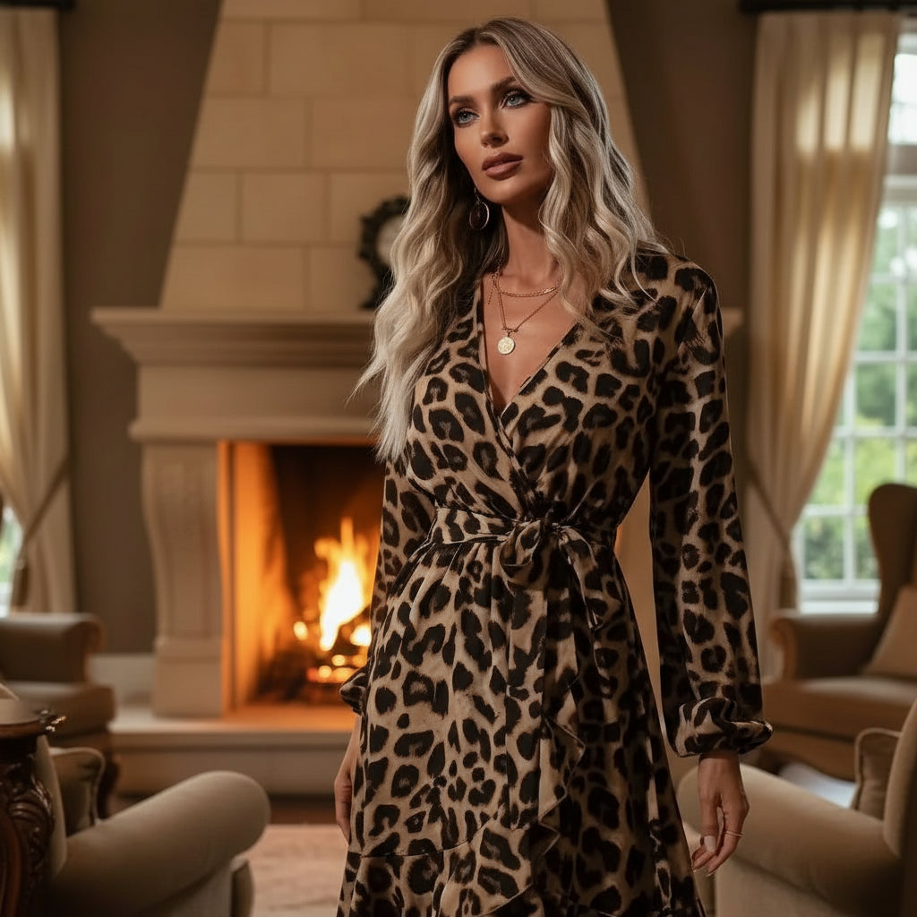 Telysea Leopard Dress