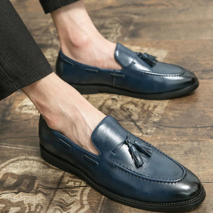 Tarenti Tassel Leather Loafers