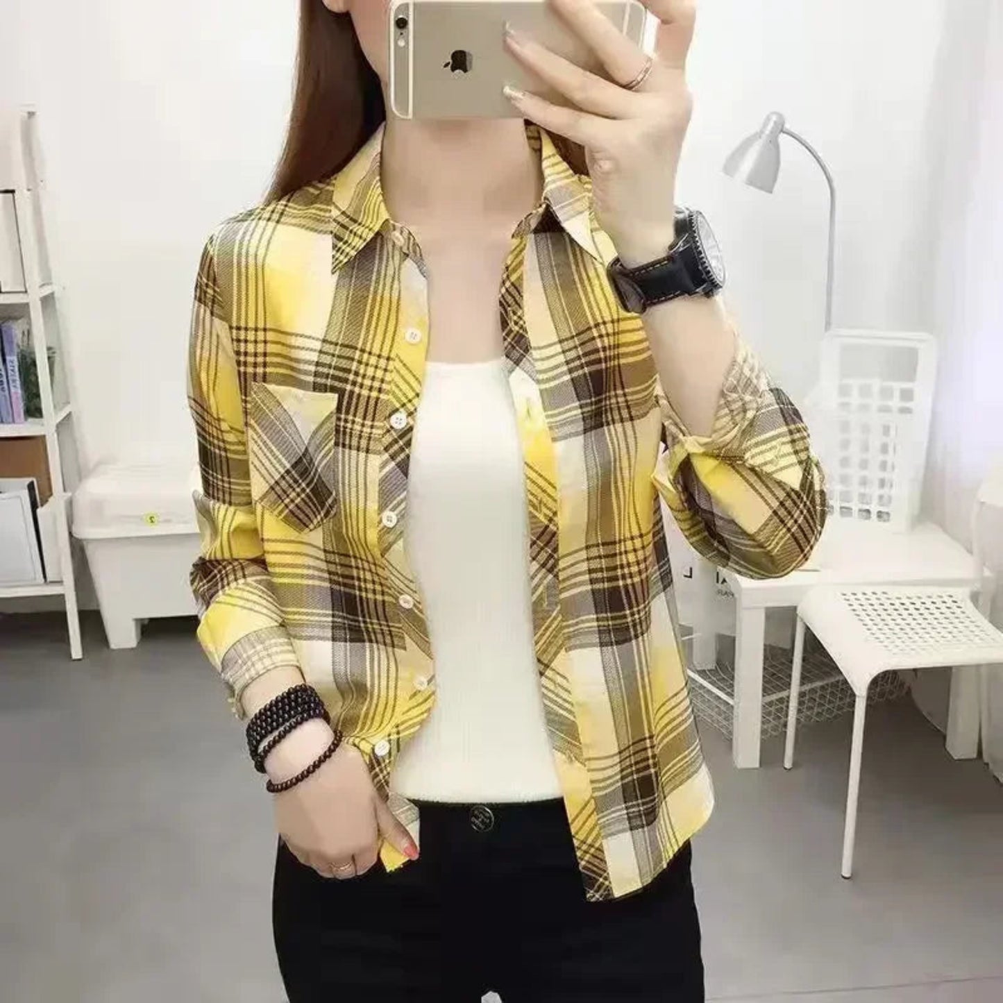 Pamela Plaid Shirt