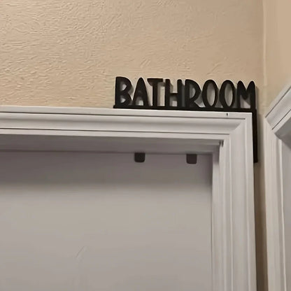 Bathroom Metal Wall Decor
