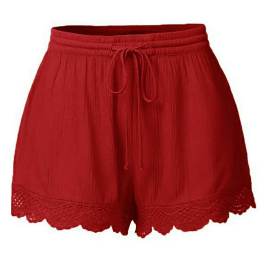 Laney Lace Plus Size Loose Shorts