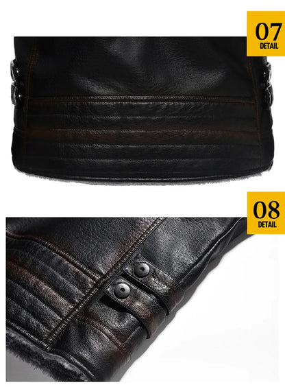 Choppers Leather Bomber