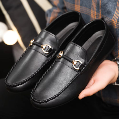 Haversham Horse Bit Buckle Leather Loafers