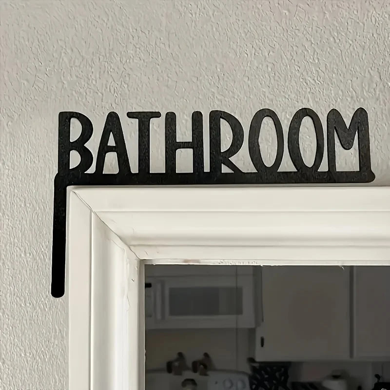Bathroom Metal Wall Decor