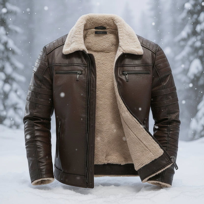 Choppers Leather Bomber